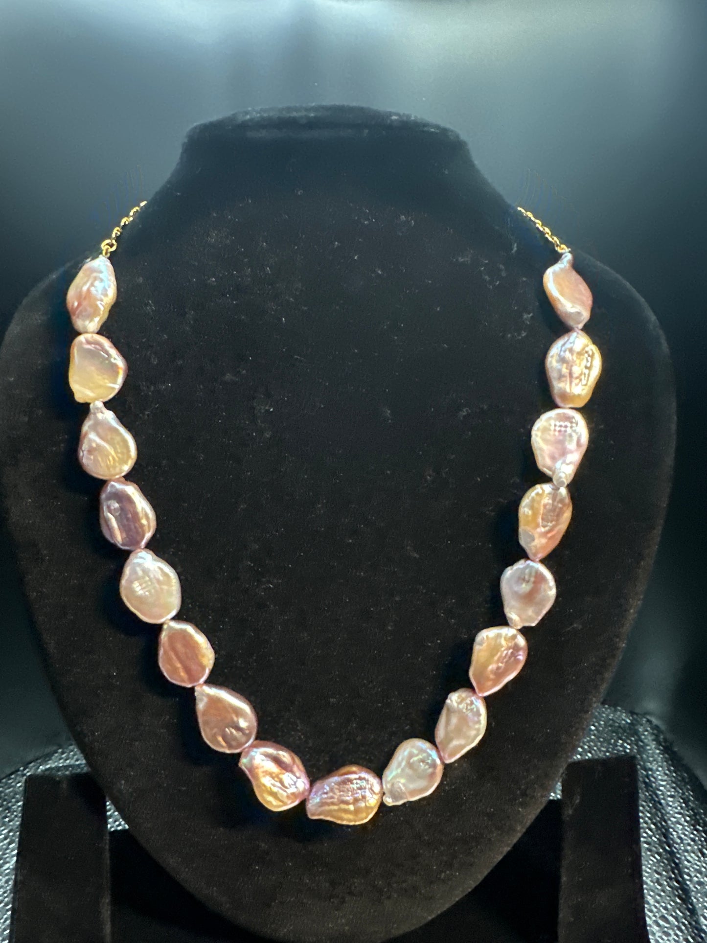 Fresh water Pearl Necklace - Baroque